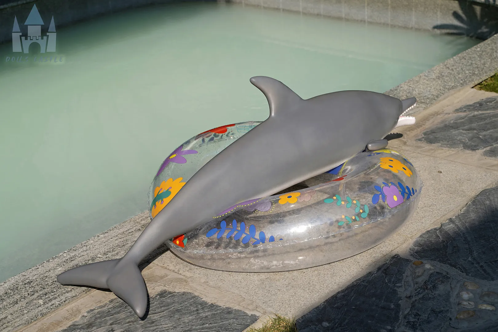 Patung Seks Silikon Dolphin 130cm (4 kaki 3 inci) dengan Reka Bentuk Realistik